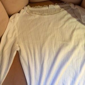 Cotton on long sleeve crop top